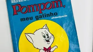 Cartilha Alfabetiza&ccedil;&atilde;o Pompom, Meu Gatinho Anos 70 80/90
