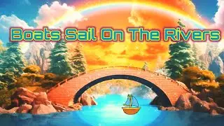 Boats Sail On The Rivers| The Rainbow by Christina Rossetti| English Poem| boats sail on the rivers