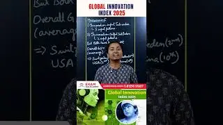 Global Innovation Index 2025 | India Rises to Rank 38 | WIPO Report Explained