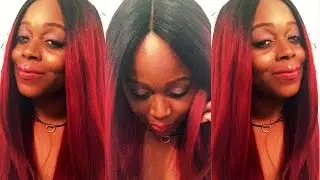 BUDGET FRIENDLY HAIR | SLEEK STRAIGHT RED HAIR | SENSATIONNEL CUSTOM LACE WIG