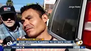 Some migrants planning to go back home