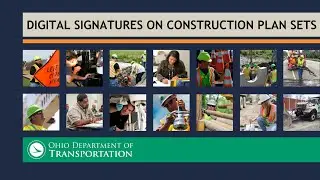 Digital Signature Updates OHDOT Construction Plans