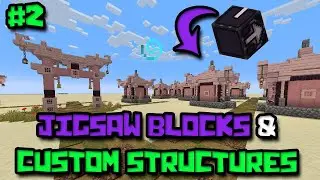 How to Create Custom Structures and Spawn Villages - Jigsaw Blocks - Minecraft 1.20 - EP 2