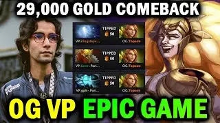 Unbelievable 29,000 Gold Comeback &mdash; OG vs VP , TI10 Game of the Day