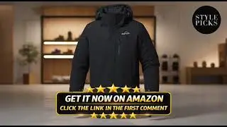 Wantdo Big & Tall Ski Jacket WIND AND WATERPROOF TESTED