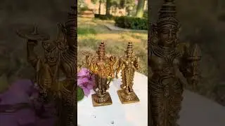 Lakshmi Vishnu Brass Statue - The Advitya