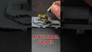 This ladder is TINY!
