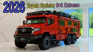 2026 Toyota Sprinter 6&times;6 Extreme &ndash; The Ultimate Six-Wheel Off-Road Monster You&rsquo;ve Never Seen
