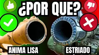 ¿Por que los TANQUES usan CAÑONES de ANIMA LISA y NO ESTRIADOS?