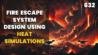 632. Fire Escape System Design Using Heat Simulations | Heat Transfer, Crack Gate | The Engineer Owl
