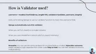 Django Validation