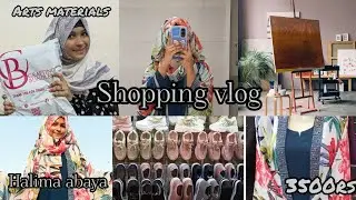 HALIMA ABAYA KAHA SE LIYA?💖 || ARTS MATERIALS crafting bundles ✨