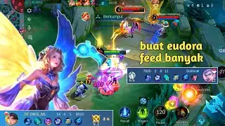 SOLO RANK!!GAME PLAY LUNOX DIKSML BUAT EUDORA FEEDER😎 #diks_ml #mlbb #lunox #gameplay #mage #ml #id 
