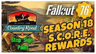 Fallout 76 | SEASON 18 - Milepost Zero: Country Road | Stop Sign Paint | Reward |