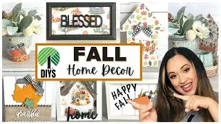6 Dollar Tree Fall Home Decor 2021 | Easy DIYS