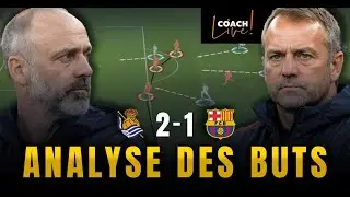 Analyse tactique Real Sociedad 2&ndash;1 FC Barcelone (Bar&ccedil;a) | Buts, r&eacute;actions et axes de travail
