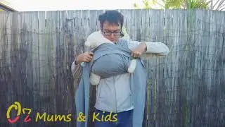 Baby Sling | wrap carrier demonstration Dad friendly hassle free safety carrier for kangaroo care