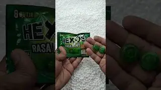 Hexos Permen mint Hijau 8 butir #permen #candy #huntingpermen