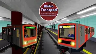 Roblox Metro transport ride with Line 1, 2 #roblox #metro #athens  