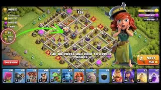 Live Th9 Vs Th11 2* Raid💜 @EliteNine  #clashofclans