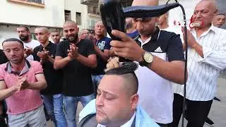الفنان بهاء الجلاد وفؤاد دواس   حمام العريس حسين الدرسية   مخيم طولكرم   طالع من الحمام بإيدو شمسية