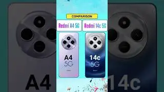 Redmi A4 5G 🆚 Redmi 14c 5G