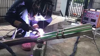 【マフラーDIY】vol.03 100φデュアルから80φデュアルに改造