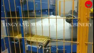 Thermal bonded soft wadding production line