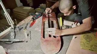 Skateboard ukulele - the making - part2