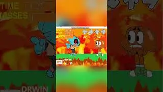 FNF: Дарвин против Гамбола.exe // Elmore - Ending pain #shortvideo #shorts #short