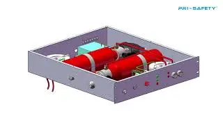 1U Server Rack Fire System