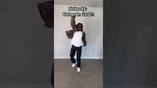 Usher in 2001 nobody be like @theonlycb3 reverse ⏪