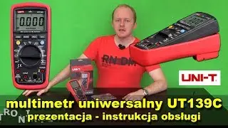UT139C multimetr uniwersalny instrukcja obsługi cz.1