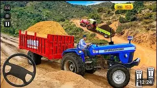 Tractor farming game 3d | new tractor game | gameplay for android | tractor simulator Indonesia game