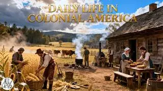 What Everyday Life Was Really Like in Colonial America | Relaxing History to Fall Asleep To