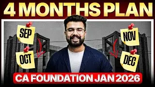 CA Foundation Jan 26 Master Plan to Score 350+ in Exam by Jtin Dembla | CA Foundation Jan 26 Exam