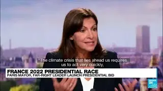 Paris mayor Hidalgo announces French presidential bid, climate targets &bull; FRANCE 24 English