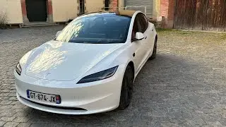 Tesla Model 3 HIGHLAND 2024 White Edition : 4K footage Osmo Pocket 3