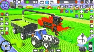 Modern Tractor farming Driving Simulator 3D New Tractor Game Android Gameplay #games #gaming 