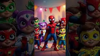 Spider-Man AI Cartoon Fun Dance Time