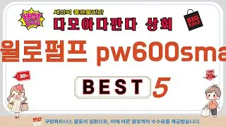 윌로펌프 pw600sma 필수 구매 추천 TOP5