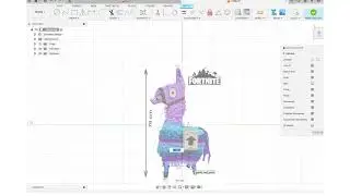 Fortnite Llama Cookie Cutter using Fusion 360