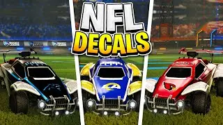 EVERY *EXCLUSIVE* DECAL IN THE NFL FAN PACK On Rocket League