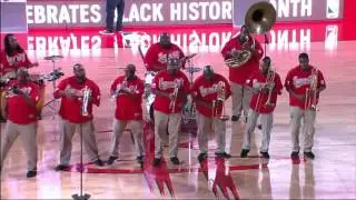 Bayou City Brass Band- Houston Rockets- Mardi Gras Night