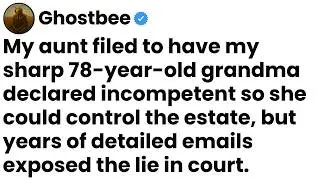 My aunt tried stealing my inheritance by calling grandma incompetent, but we'd emailed proof.