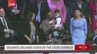 Trooper who rescued abandoned dog during Hurricane Milton recognized at State of State address