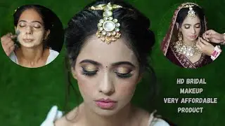 HD Bridal Makeup Tutorial | Affordable Products | Perfect Bridal Look 2025 #makeup #shorts 