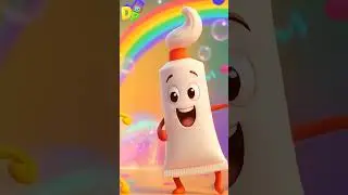 🐼 Panda Brushing Teeth Song | Hindi Rhymes for Kids | Learn Healthy Habits | DP Kids TV #shorts