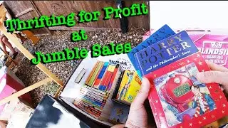 Thrifting at Jumble Sales Looking for Vintage | Found modern for resale instead