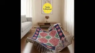🏡 Cozy Homes, Artisan Touch 🏡Colorful Geometric Woven Rug by Sonia Collections&trade;